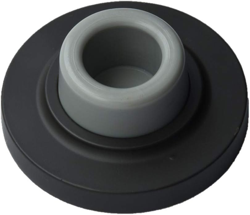 QCAA Heavy Solid Metal Wall Mount Concave Door Stop, Wall Protector, 2-1/2" Diameter, Oil Rubbed Bronze, Made in Taiwan, 4 Pack