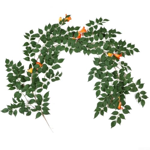 Interior Para vid artificial 185cm Decoración de techo Para añadir vegetación Para alrededor Para tuberías de aire acondicionado (A)