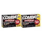 Combat Max 12 Month Roach Killing Bait, Small Roach Bait Station, 18 Count (2 Pack)
