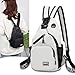 Multifunctional fashion men's chest bag, travel wallet, cycling portable rechargeable small backpack. (COLOR9)