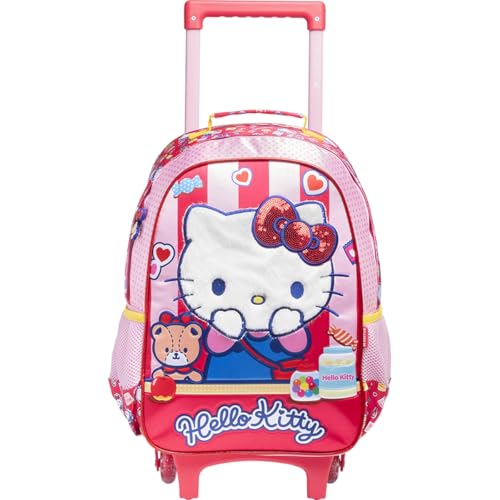 Mochila Infantil com Rodinha, Xeryus, Hello Kitty R