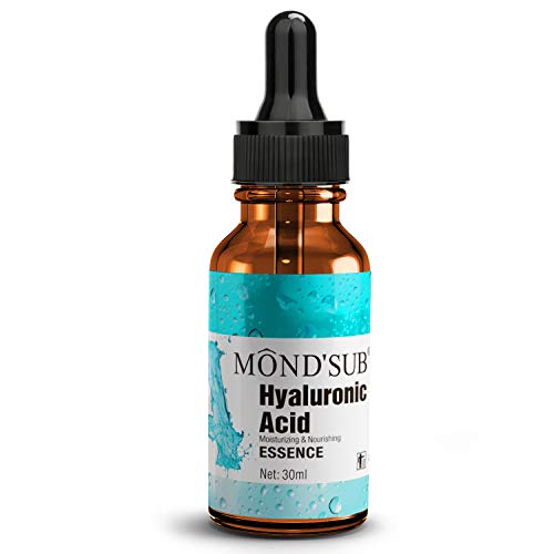 Hyaluronic Acid Serum for Face, 1 oz 100% Pure Organic HA, Anti Aging Serum Reduce Wrinkle, Face Moisturizer for Dry Skin and Fine Lines, Leaves Skin