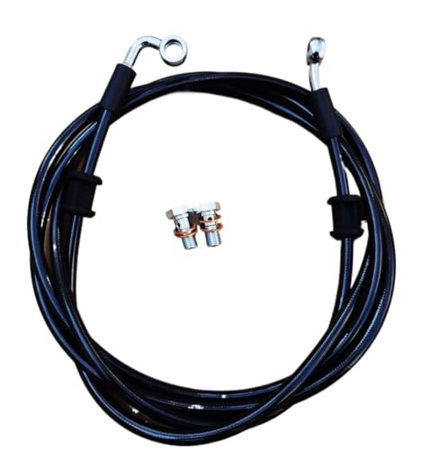 Durite de frein hydraulique moto universelle 10 mm avec flexible embrayage acier