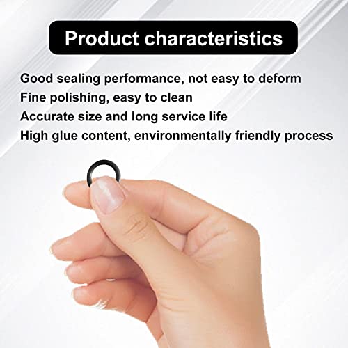 50Pcs Oil Drain Plug O-Ring, Nitrile Rubber O Ring Gasket Ring, Motorcycle Drain Plug O-Rings, Compatible with Harley Davidson Oil Drain Plug Oring(Black)