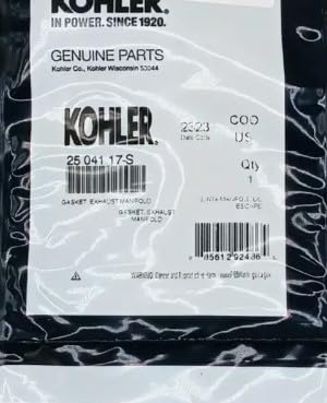 Kohler 25 041 17-S Gasket, Exhaust