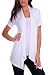 4GOG Apparel Women's S-3X Size Solid Short Sleeve Cardigan