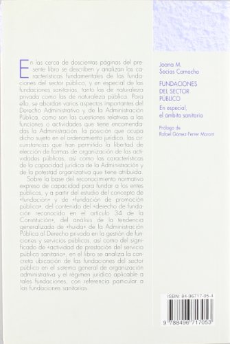 Fundaciones del sector público: En especial, el ámbito sanitario: 278