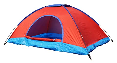 Homecute Outdoor 4 Person Camping Tent Orange