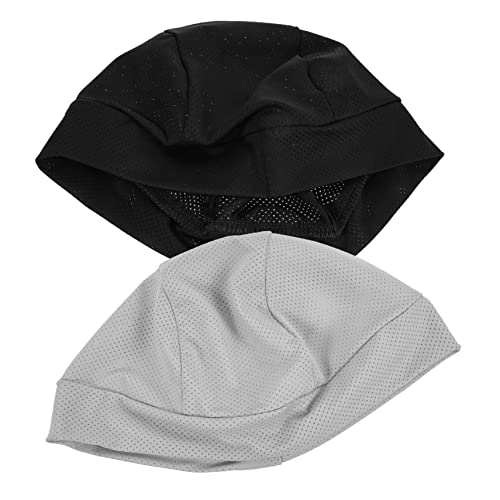 Kisangel-2-Stueck-Fahrradmuetze-Erwachsenenhelm-Motorradhelme-Fuer-Erwachsene-Fahrradhelme-Fuer-Herren-Radfahren-Kopfbedeckung-Innenhelm-Hut-Motorrad-Beanie-Dekorative-Helm-Liner-Fahrrad