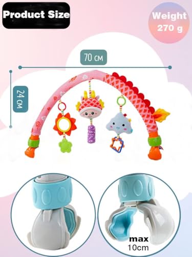 Image of Pau1Hami1ton Baby Stroller Arch Toys, Car Seat Toys,Baby Gifts.S-19(Dragon)