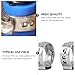 VALICLUD 128pcs Stainless Steel Single Ear Hose Clip Assortment Kit, 7 Sizes 5.8-21mm Pipe Tube Clamps for Plumbing and Industrial Fittings