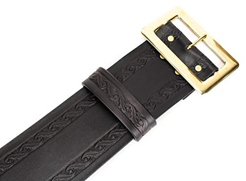 Genuine Leather Santa Costume Belt2