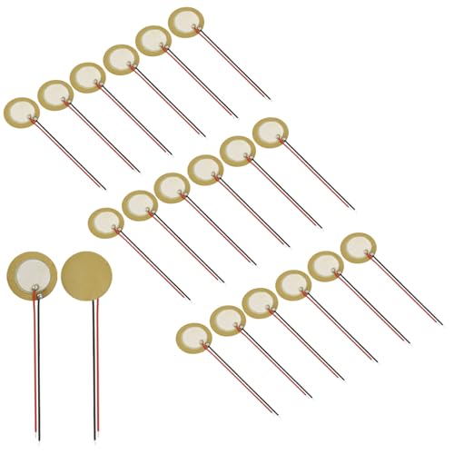 Piutouyar 20 Pack Piezo Discs with Leads