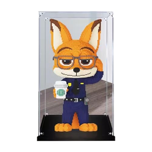 Transparente Acryl-Vitrine für Lego 10311 Orchideen-Modell, staubdicht, transparent, Vitrine (nur Vitrine) (2 mm - 52,8 x 45 x 93 cm)