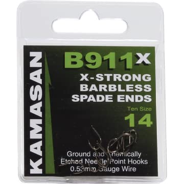 Kamasan B911-X Spade Size14 10x20pk Size 14