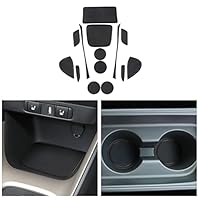 Smabee Antislip Gate Slot Cup Mat Voor Toyota Yaris GR XP210 2020-heden Hybride Sport Stijl Modificatie Accessoires Auto Matten Deur Slot Pad Auto Antislip Pad (ROOD