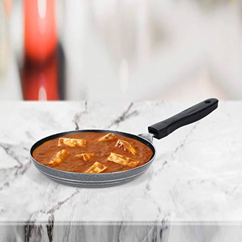 Image of Sumeet 2.6mm Non stick Tapper pan -0.6 Ltr - 20cm Dia (Silver)