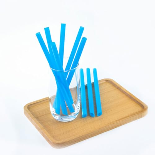 300 Pitillos plásticos desechables 16 cm x 11 mm miniatura 4