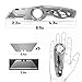 Folding Utility Knife Pocket Knife, Heavy-Duty Box Cutter with Aluminum Body, Quick-Change Blades, Anti Slip Finger Loop, Box Cutters for Home, Office, Warehouse, Durable Razor Knife, Box Knife - Grey