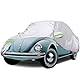 Autoabdeckung Vollgarage Ersatz für VW Beetle 1960-1980, Wasserdicht UV Beständige Auto Abdeckplane, Allwetter Reflektierende Autoabdeckung Für Alle Jahreszeiten Geeignet (Silber)