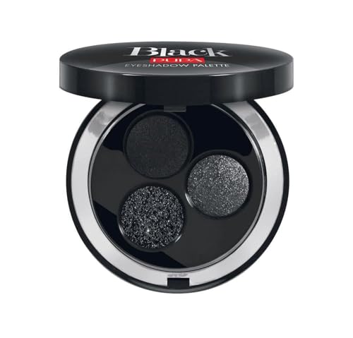 Image of PUPA Black Eyeshadow Palette Eye shadow Product Cosmetic Make Up