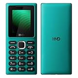 HMD 100 Keypad Mobile Phone | Single SIM, Long Lasting Battery, Durable Design, Wireless FM Radio, Phone Talker, 1-Year Replacement Guarantee | Teal