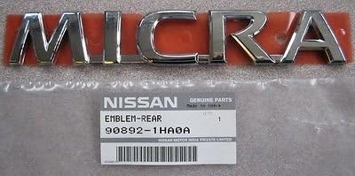 New Genuine Nissan Micra 2010 Onwards (K13) REAR NAME BADGE EMBLEM 'MICRA'