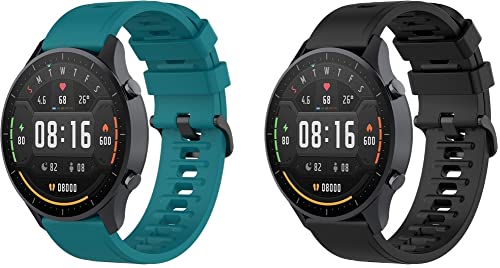 Chainfo Cinturino Per Orologio In Silicone Caucciù Impermeabile Compatibile Con Amazfit Gtr 3 / Gtr 3 Pro/Gtr 2E / Gtr 2/3 Stratos/Gtr 47Mm / Pace - C