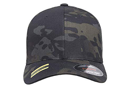 Flexfit Multicam Camo 6 Panel Baseball Cap Officially Licensed Multi-Cam 2 Patterns Black Camo Or Green Camo (Large/X-Large, Black Multicam) #TOP1