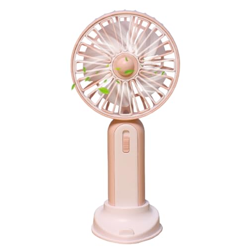 Poderoso ventilador portátil, fanático personal de la mano - Ventilador eléctrico de enfriamiento - 250 mAh poderoso refrigerador de soplador recargable y potente para acampar al aire libre casa