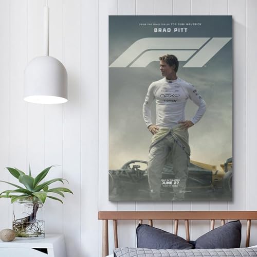 F1 ザムービー 映画ポスター ウォールアート美的カバーデザインペインティングリビングルームベッドルーム Unframe-style 08x12inch(20x30cm) [5]