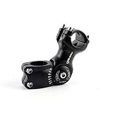 Sanzhi Bike Stem 25.4 90mm 0-60 Degree Adjustable MTB Riser Stem Short Handlebar Stem Mountain Bike