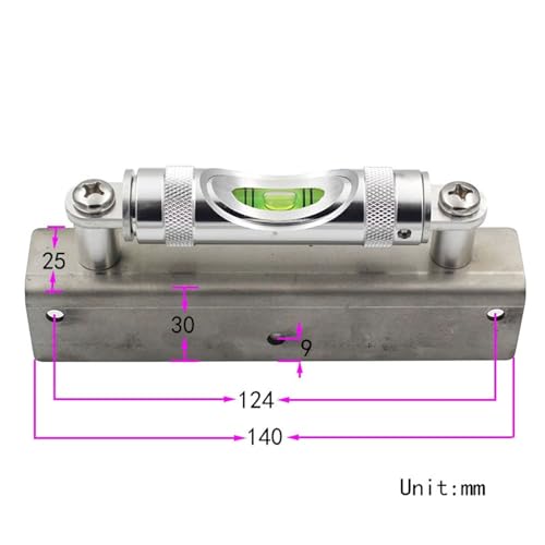 Nivel de burbuja de 140 mm para estabilizar caravanas en ruta 5