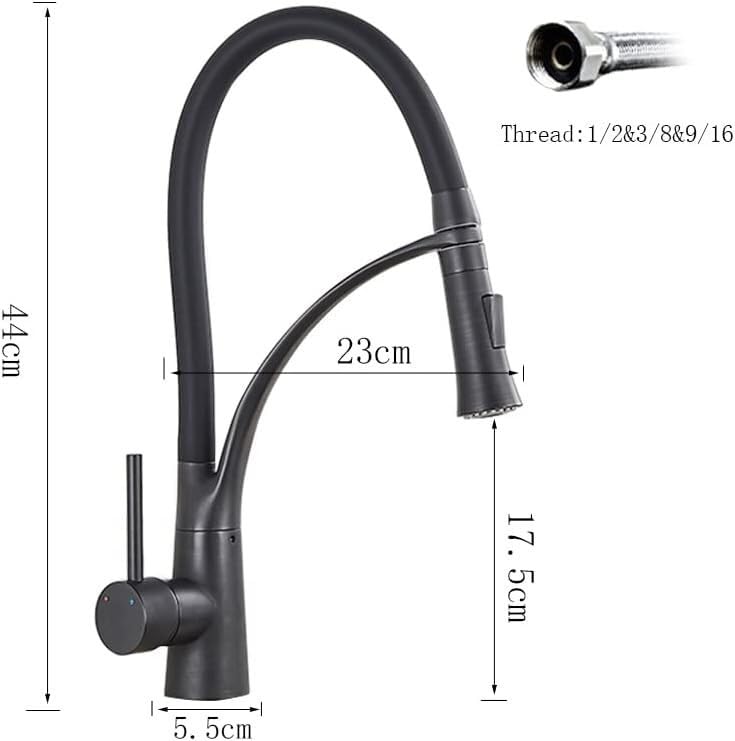 Robinet d'évier de cuisine pour éliminer les éclaboussures avec le double mode - 6