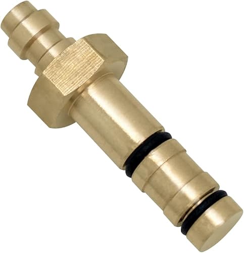 Miniatura 4 de TUXING PCP Paintball Sonda de relleno 0.315-0.350 in Adaptador de repuesto Desconexión rápida Latón vástago recto Accesorios de herramientas de aire