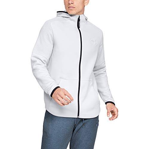 Under Armour Unstoppable Move Light Full-zip Hoodie, Halo Gray Full Heather (014)/Halo Gray, Small