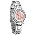 Citizen Women's Eco-Drive Dress Classic Crystal Watch in Stainless Steel, Pink Dial (Model: FE1140-86X)
