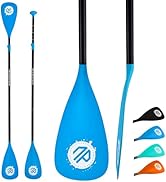 Niphean SUP-peddel, drijvende kajak peddel in 3 of 4 afneembare delen, verstelbare dop...