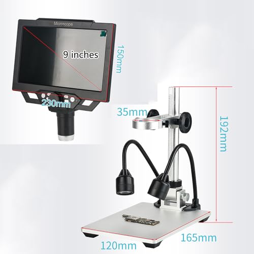 Microscopio digital de 1600X que soluciona la fatiga visual en análisis de muestras 3