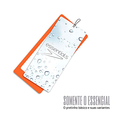 Speedo Basic Stretch Camiseta de Manga Curta, Feminino, Preto, G