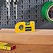 Stanley 0-42-130 Pocket Level magnetic horizontal/vertical, Yellow