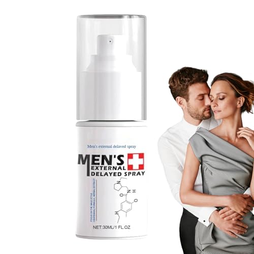 Spray Retardante Para Hombre | Spray Desensibilizante Y Anestésico,Nebulizador De Acción Rápida 30Ml Duradero Para Maximizar La Sensación Momentos Íntimos Mejora La Comodidad Y La Fuerza En Casa O Hot