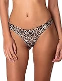 [RELLECIGA] 【Amazon限定ブランド】 レディース レオパード ブラジリアン カット ビキニボトム サイズ：M