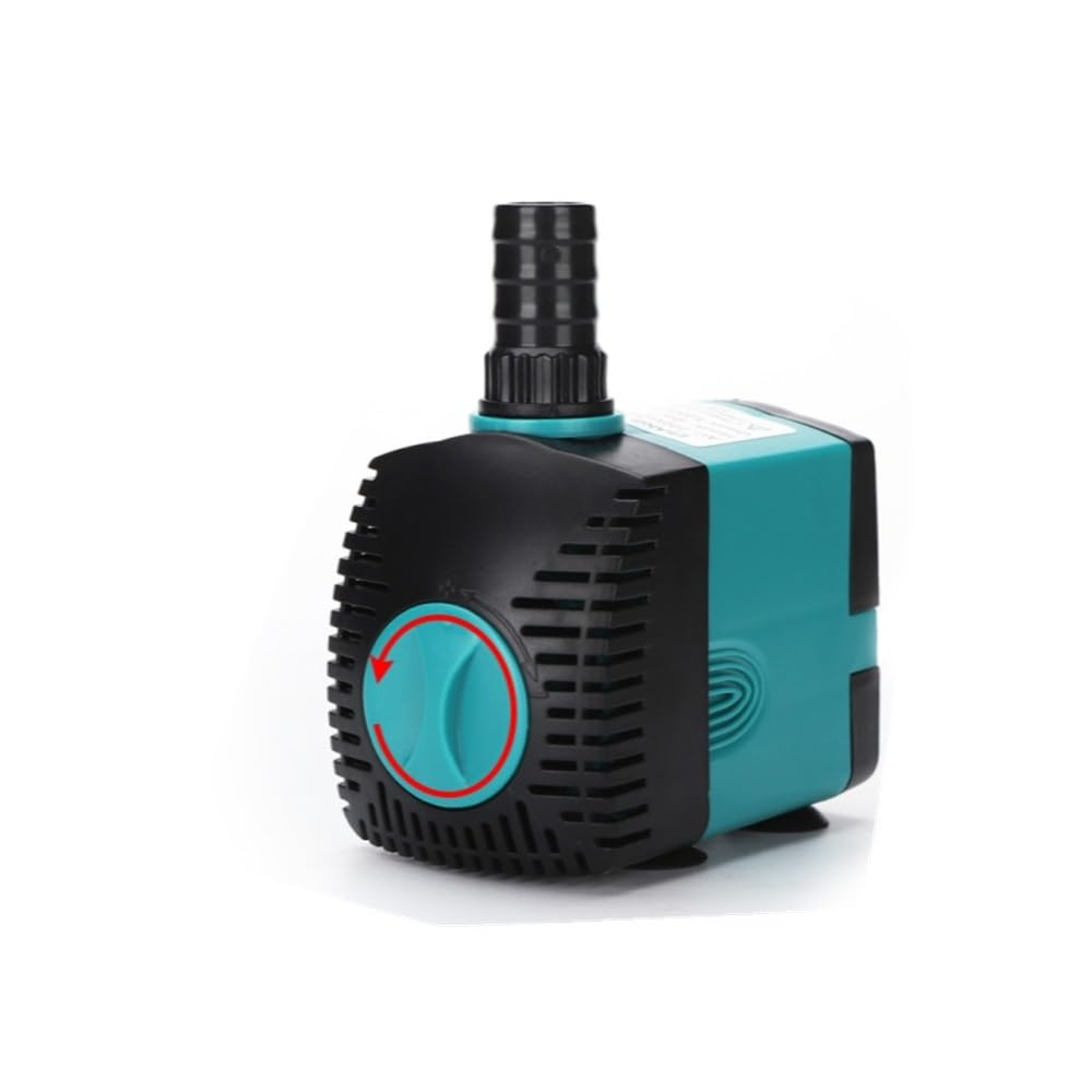 10W Silent Submersible Water Pump, 600L/H Adjustable Mini Circulation Pump for Aquarium Fish Tank Fountain Pond Hydroponics
