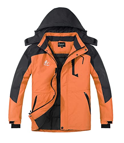 Image of Women's Waterproof Ski Jacket Hooded Snowboard Coat Warm Winter Snow Jackets