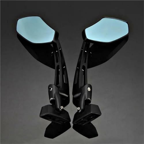 Espejo retrovisor de motocicleta FZR YZF 600 R con acabado negro texturizado