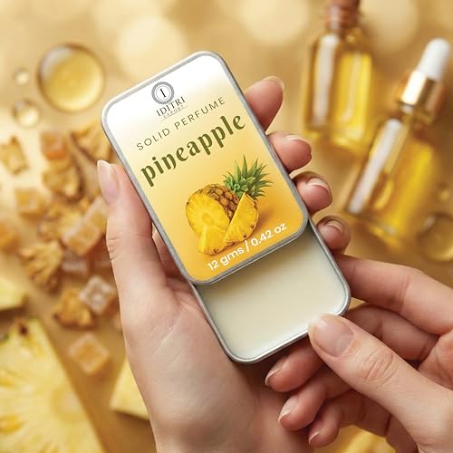 Image of IDITRI EXPORT Solid Perfume |x signature&pineapple Alcohol Free Wax Perfume Balm, Long Lasting | Pocket Tin 12g, Pack Of 2| Non Greasy Smooth Glide, Travel Friendly Unisex Gifts He Or Her