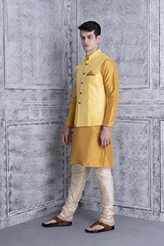 Image of Ethluxis Men's Silk Blend Kurta Set