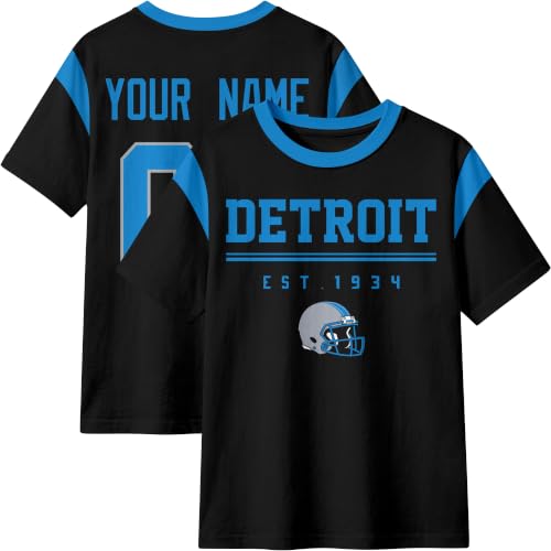 Image of T-Shirt Custom Crewneck Short Sleeve for Men Gifts | Custom T-Shirt Personalized Name and Number