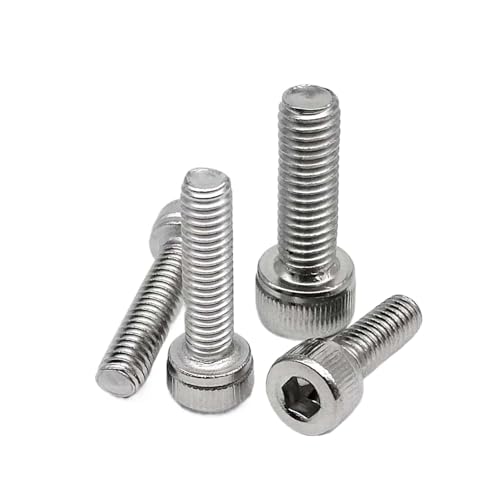 10/50個 M1.4 M1.6 M2 M2.5 M3 M3.5 M4 M5 小型マイクロ304 A2ステンレス鋼 DIN912 六角六角ソケットヘッドキャップボルトネジ(50mm,10pcs M4)